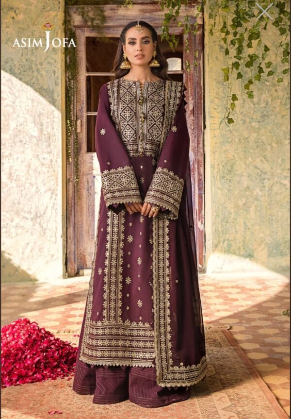 Asim Jofa Stitched Luxury Lawn AJLR-08