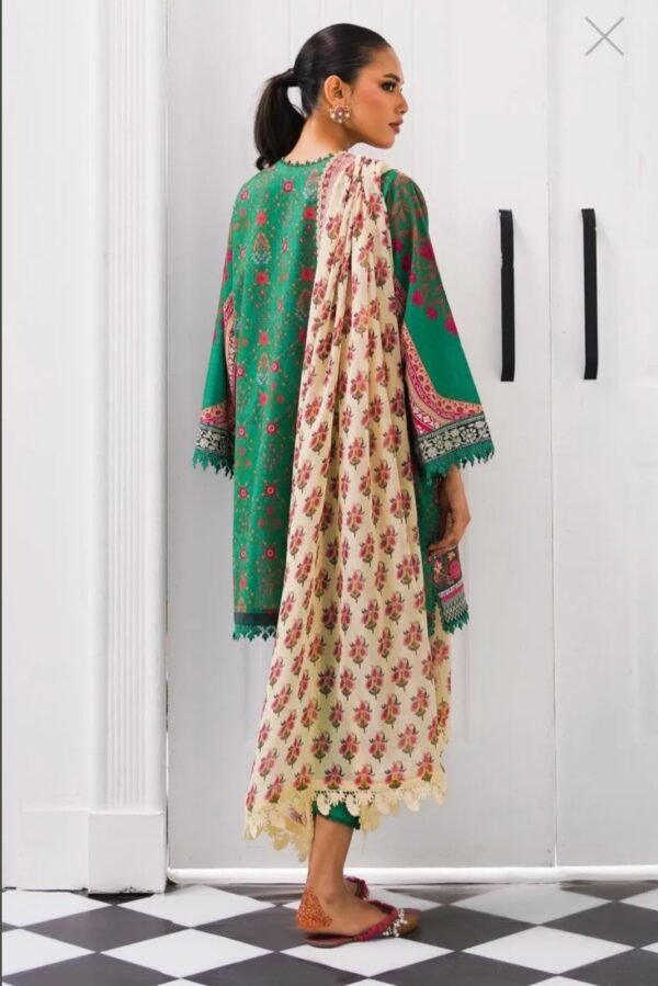 Sana Safinaz 3PC Stitched Mahay Collection H231-015B-CI - Image 4
