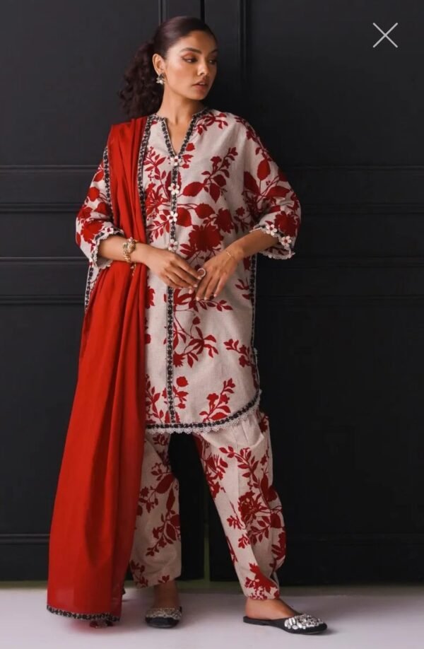 Sana Safinaz 3PC Stitched Mahay Collection H231-026A-AG