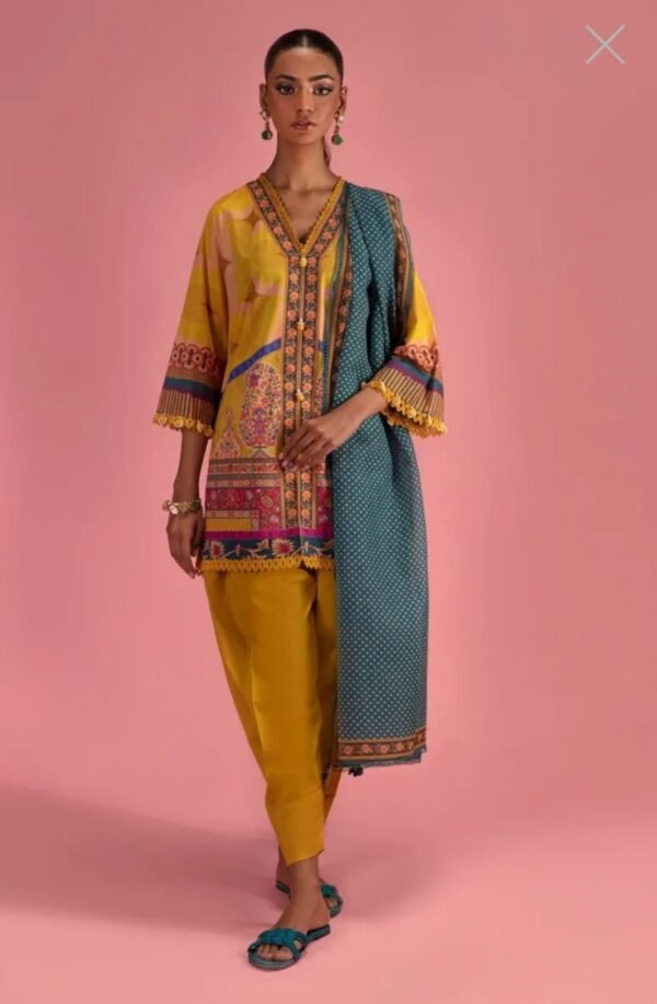 Sana Safinaz Stitched 3PC Mahay Collection H231-022B-AG