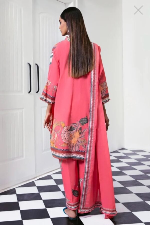 Sana Safinaz 3PC Stitched Mahay Collection H231-006B-AG - Image 4