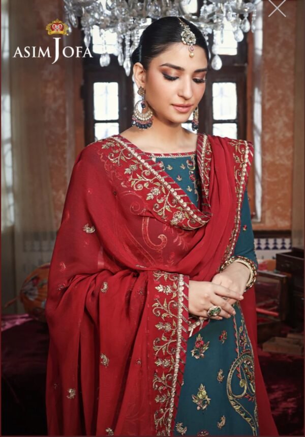 Asim Jofa 3PC Stitched AJLR-28 - Image 3