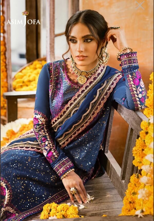 Asim Jofa 3PC Stitched AJLR-19 - Image 3