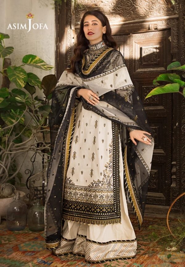 Asim Jofa 3PC Stitched AJLR-18 - Image 2