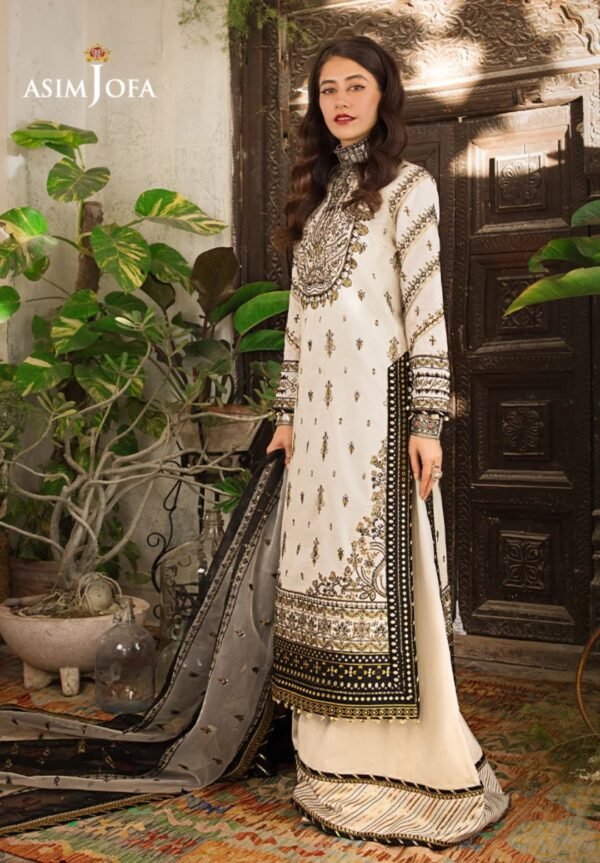 Asim Jofa 3PC Stitched AJLR-18 - Image 3