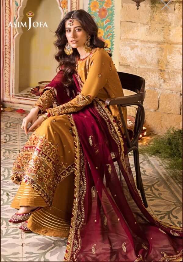 Asim Jofa 3PC Stitched AJLR-20 - Image 5