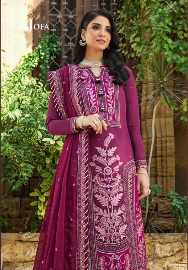 Asim Jofa 3PC Stitched AJLR-21 - Image 2