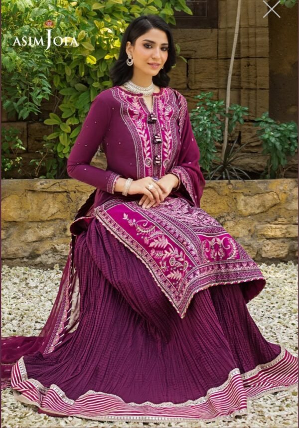 Asim Jofa 3PC Stitched AJLR-21 - Image 3