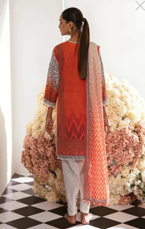 Sana Safinaz 3PC Stitched Mahay Collection H231-019B-G - Image 4