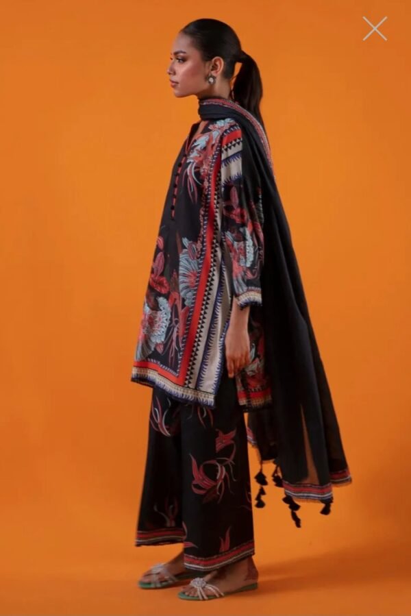 Sana Safinaz 3PC Stitched Mahay Collection H231-006A-AG - Image 2