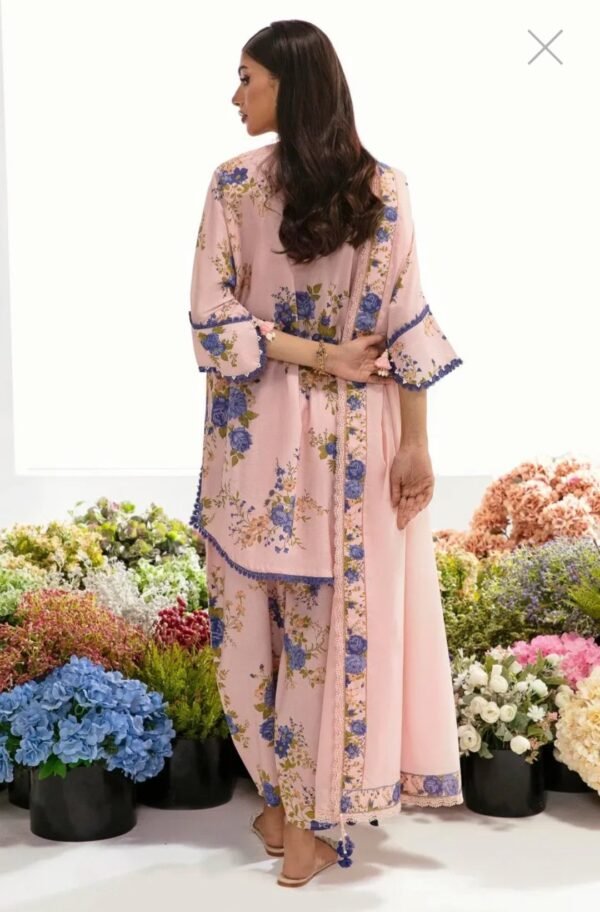 Sana Safinaz 3PC Stitched Mahay Collection H231-010B-AG - Image 3
