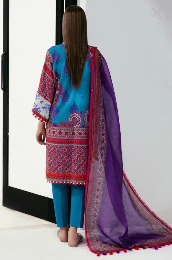Sana Safinaz 3PC Stitched Mahay Collection H231-012B-CG - Image 3