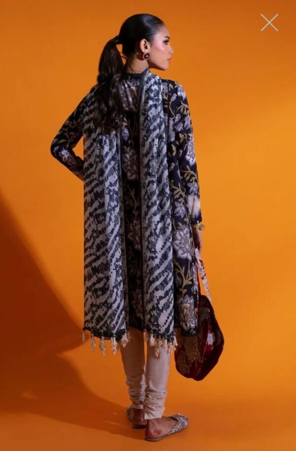 Sana Safinaz 3PC Stitched Mahay Collection H231-030A-BI - Image 3