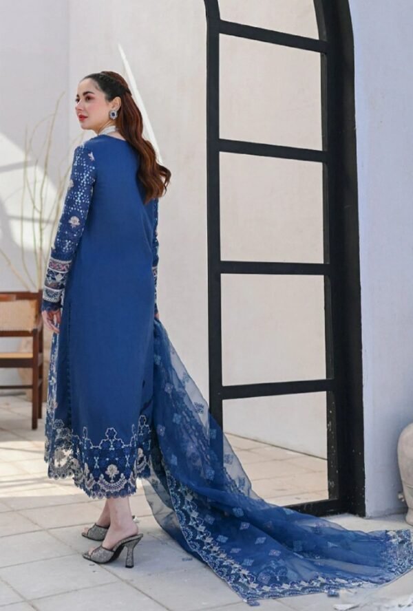 Qalamkar 3PC Stitched Luxury Lawn SP-06 KIRAL - Image 4