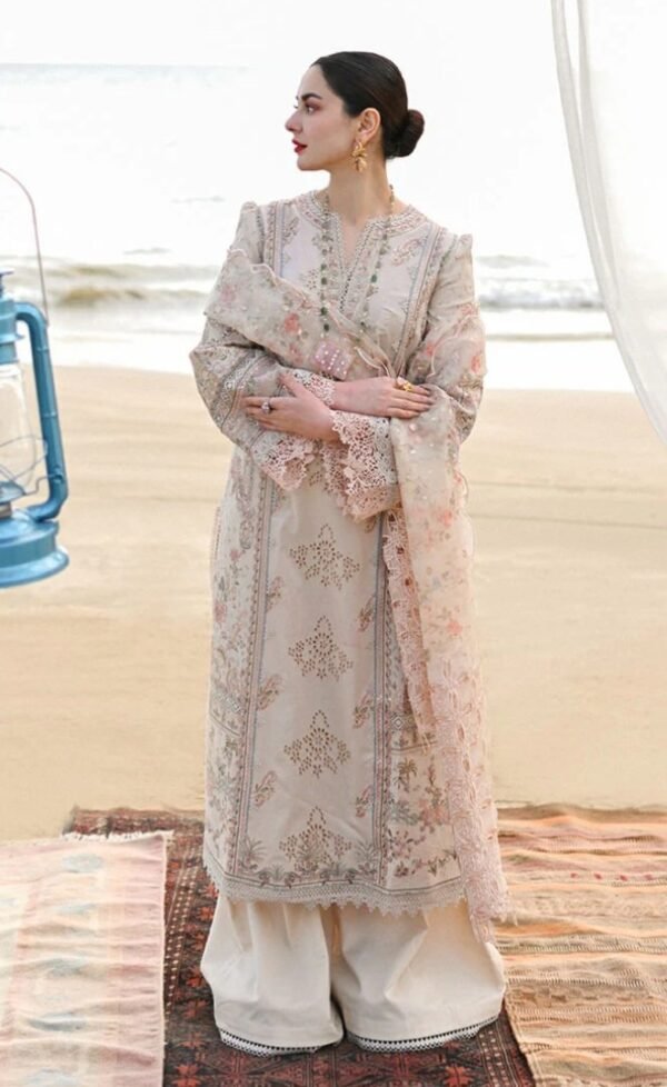 Qalamkar 3PC Stitched Luxury Lawn SP-03 KHANSA