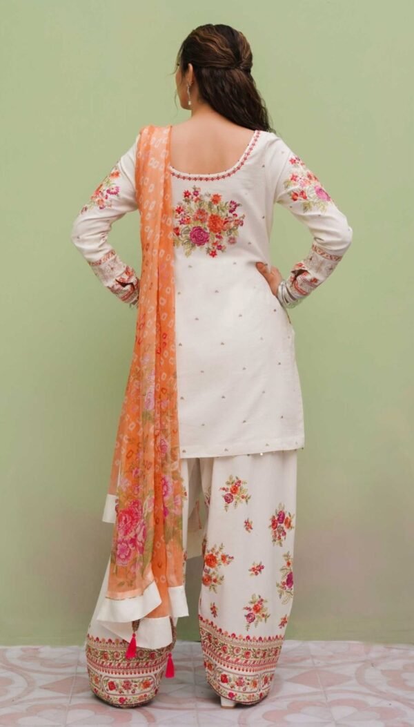 Zara Shahjahan 3PC Stitched D23-4A - Image 3