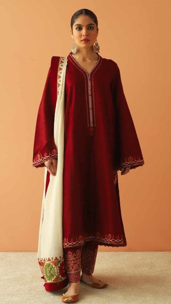 Zara Shahjahan 3PC Stitched D23-8A