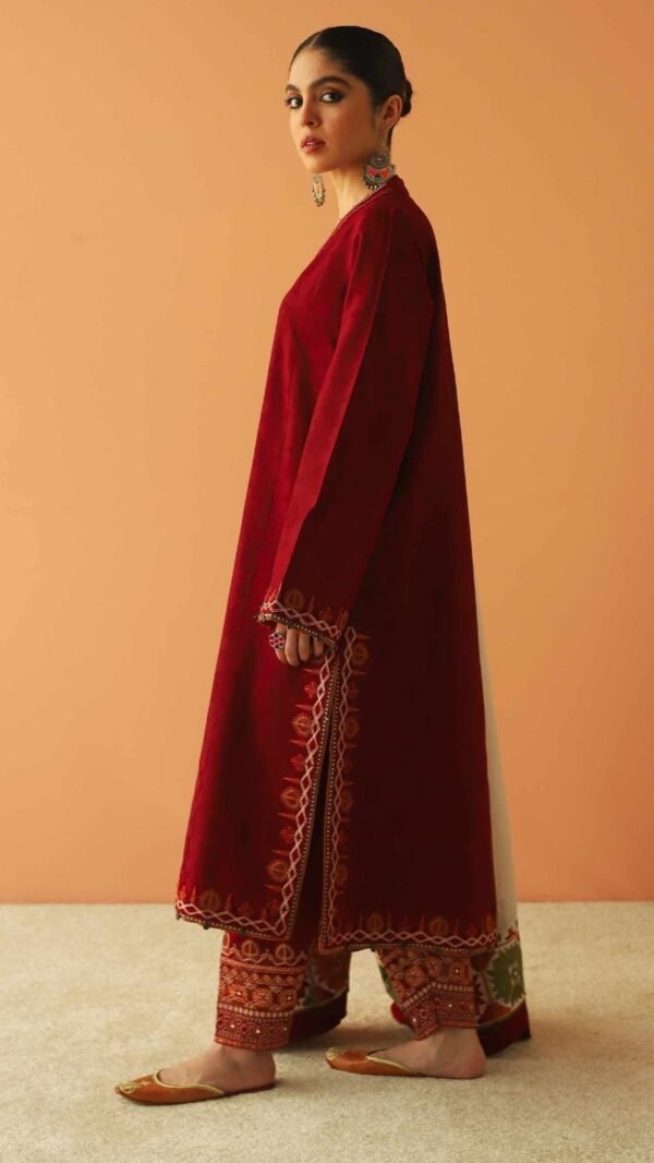 Zara Shahjahan 3PC Stitched D23-8A - Image 2
