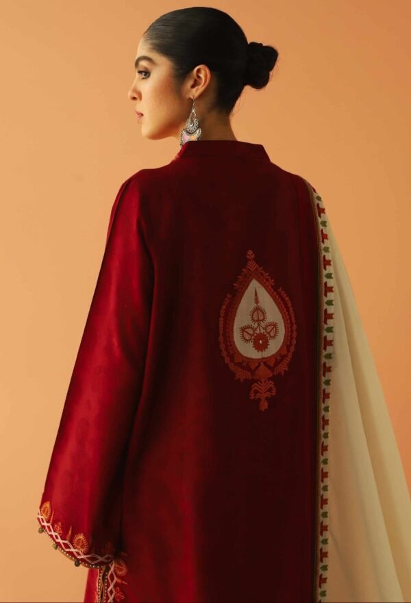 Zara Shahjahan 3PC Stitched D23-8A - Image 4