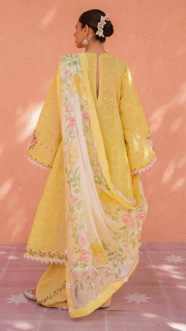 Zara Shahjahan 3PC Stitched D23-12A - Image 4