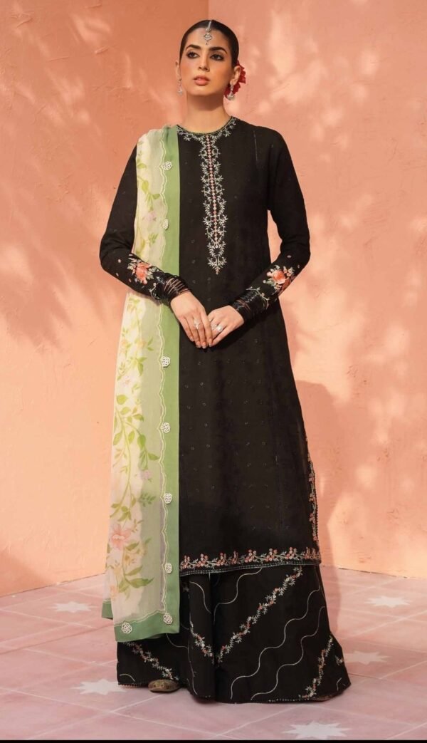 Zara Shahjahan 3PC Stitched D23-12B