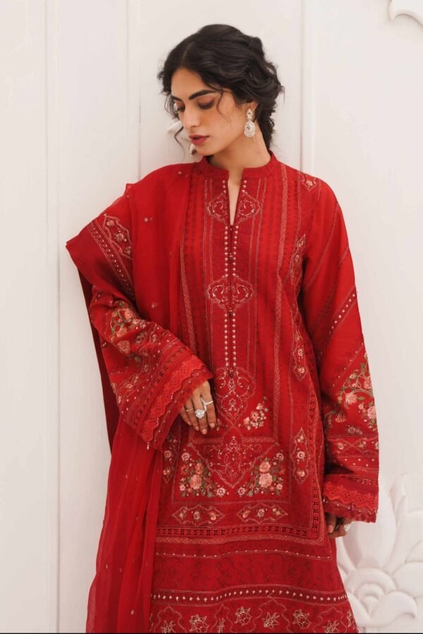 Zara Shahjahan 3PC Stitched D23-6A - Image 2