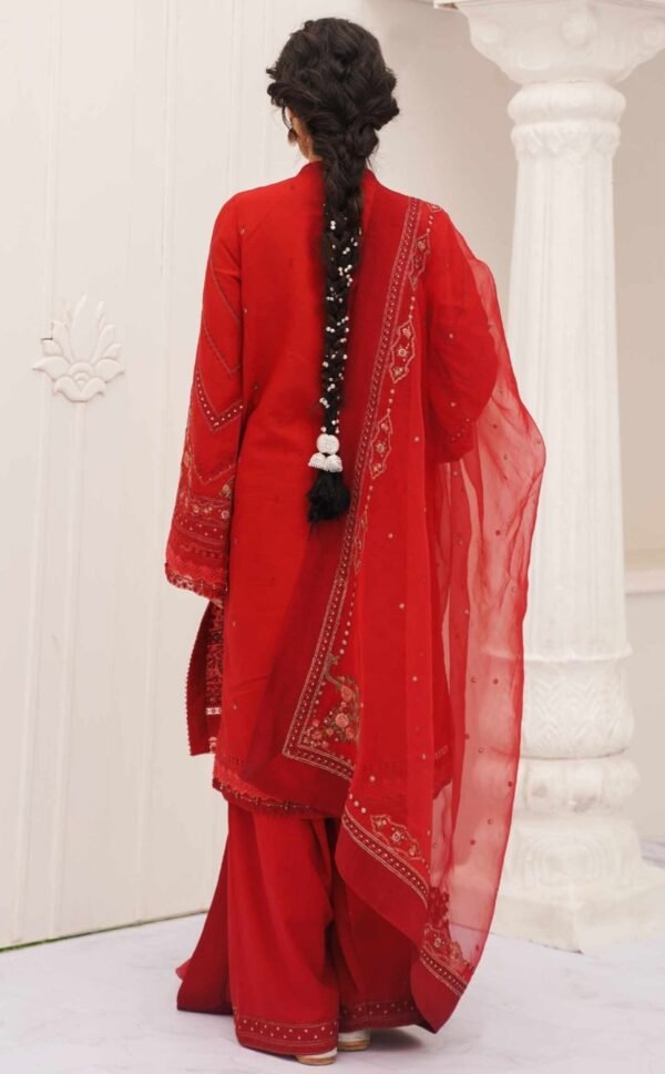 Zara Shahjahan 3PC Stitched D23-6A - Image 4