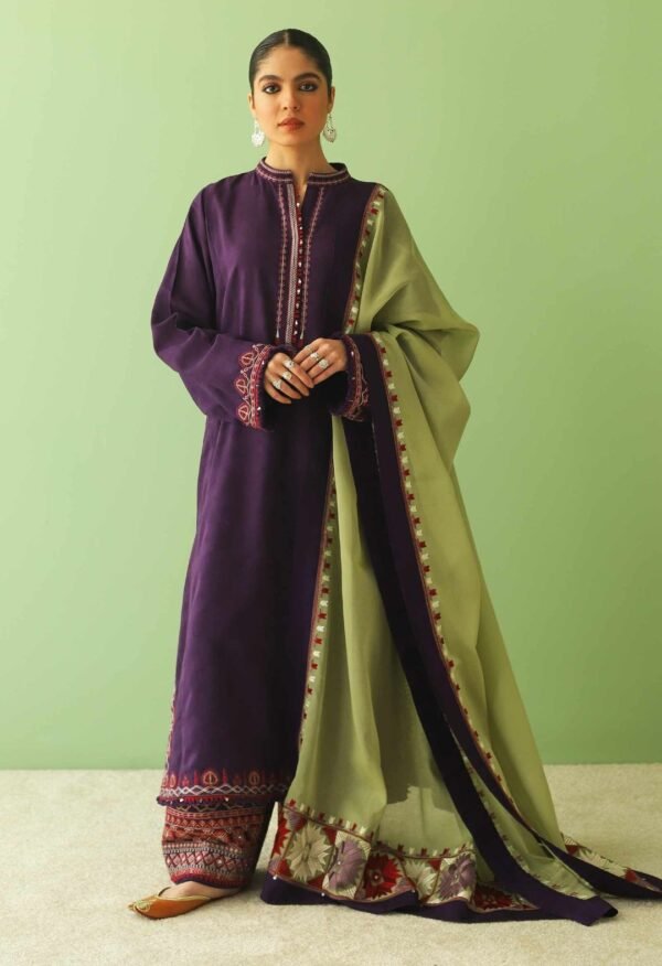 Zara Shahjahan 3PC Stitched D23-8B