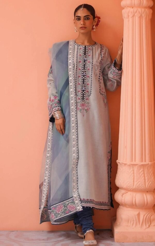 Zara Shahjahan 3PC Stitched D23-14B