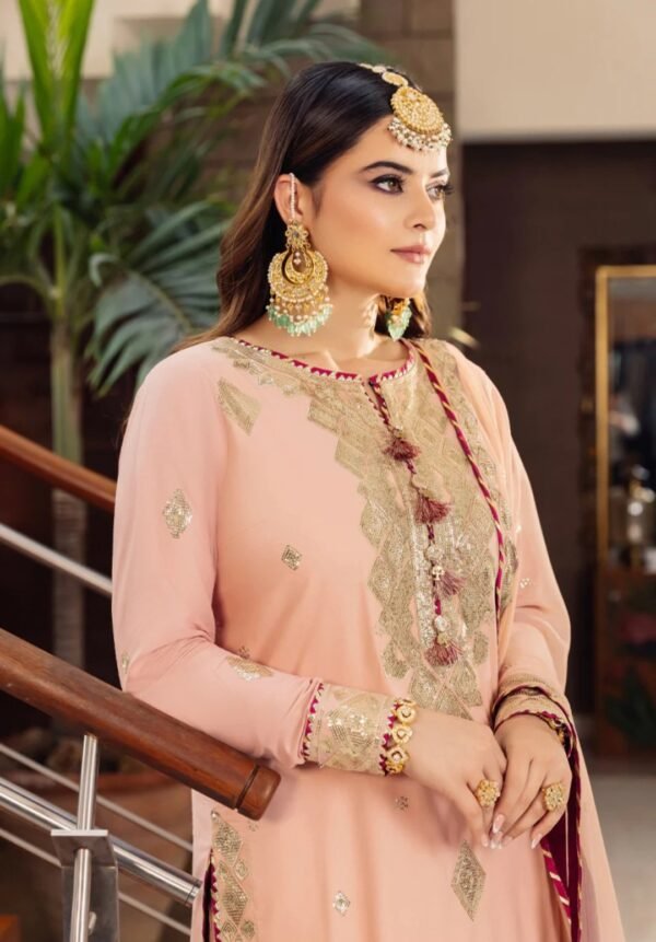Asim Jofa 3PC Stitched Maahru,Noorie & Meerub AJSM-50 - Image 2