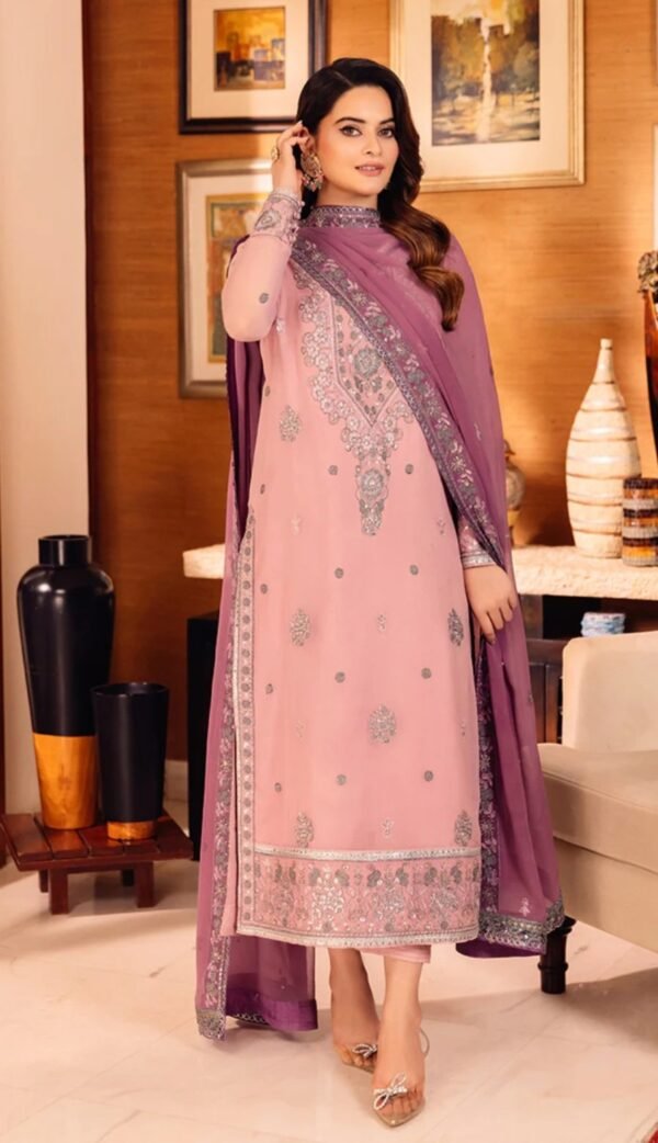 Asim Jofa 3PC Stitched Maahru,Noorie & Meerub AJSM-26 - Image 3