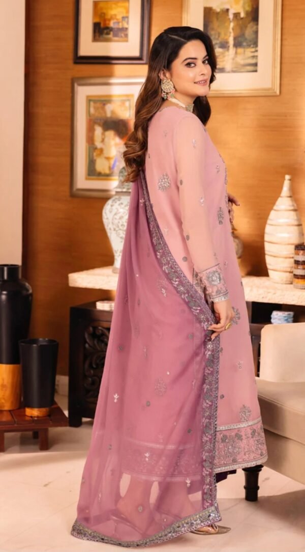 Asim Jofa 3PC Stitched Maahru,Noorie & Meerub AJSM-26 - Image 4