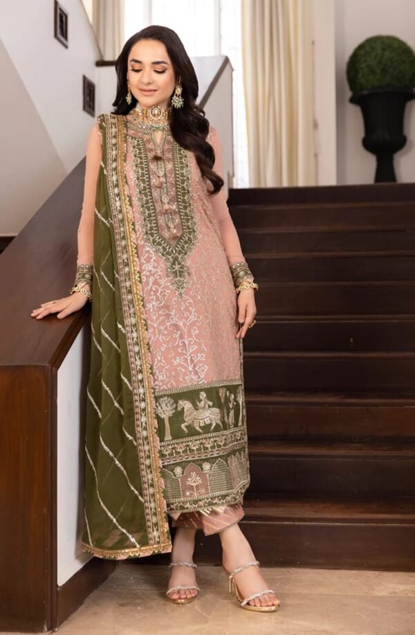 Asim Jofa 3PC Stitched Maahru,Noorie & Meerub AJSM-40