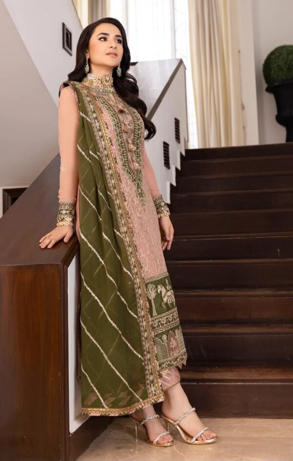 Asim Jofa 3PC Stitched Maahru,Noorie & Meerub AJSM-40 - Image 2