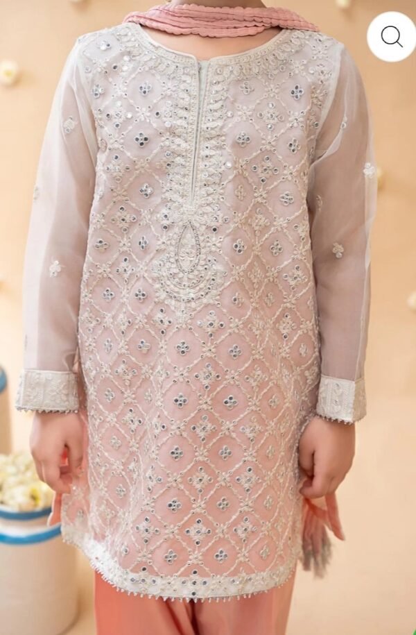 Maria.B Kids Suit Pink/Green MKS-EA23-16 - Image 7