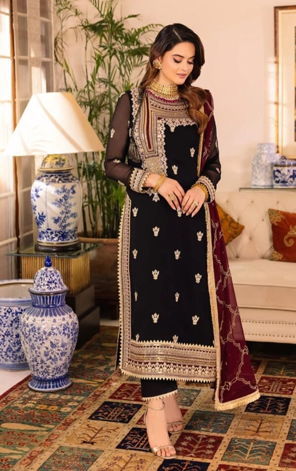 Asim Jofa 3PC Stitched Maahru,Noorie and Meerub AJSM-37