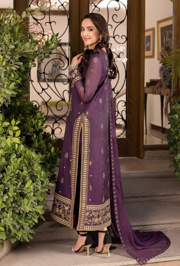 Asim Jofa 3PC Stitched Maahru,Noorie and Meerub AJSM-44 - Image 3