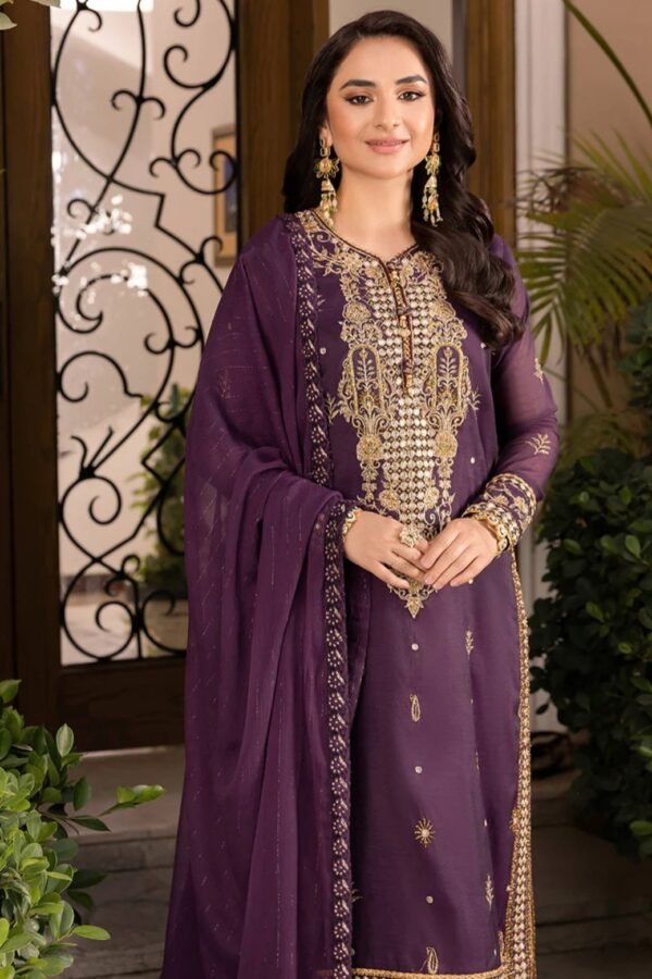 Asim Jofa 3PC Stitched Maahru,Noorie and Meerub AJSM-44 - Image 2