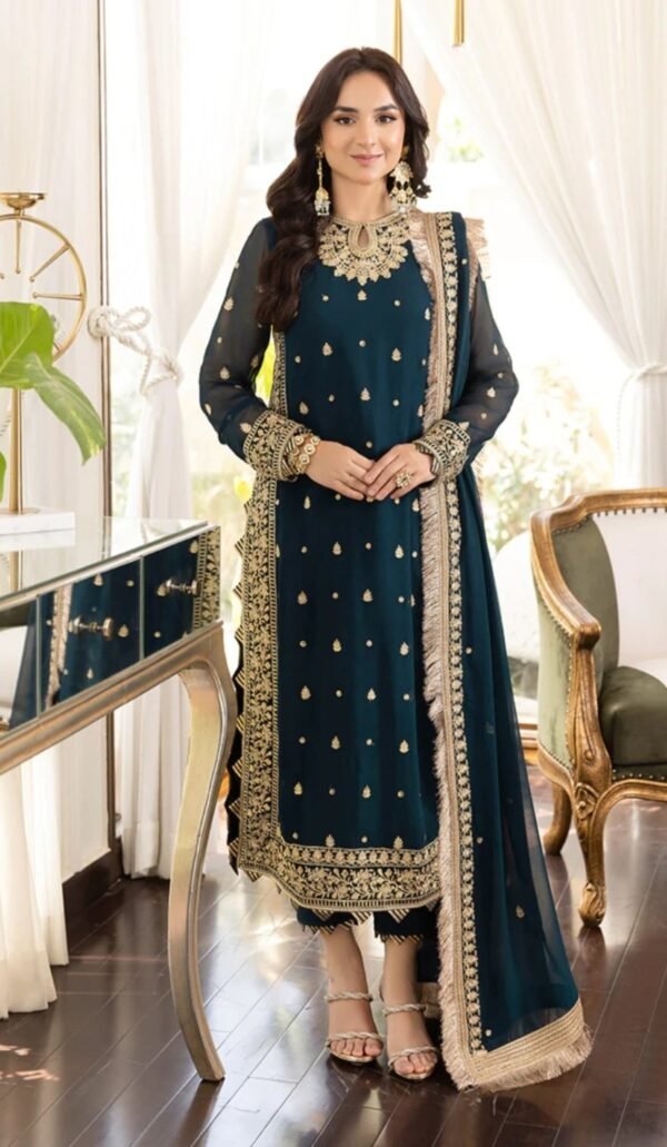 Asim Jofa 3PC Stitched Maahru,Noorie and Meerub AJSM-31