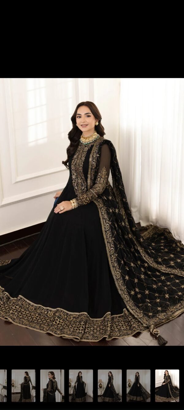 Asim Jofa 3PC Stitched Maahru,Noorie and Meerub AJSM-35 - Image 4