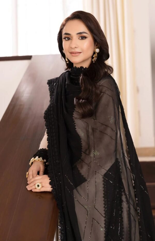 Asim Jofa 3PC Stitched Maahru,Noorie and Meerub AJSM-39 - Image 3