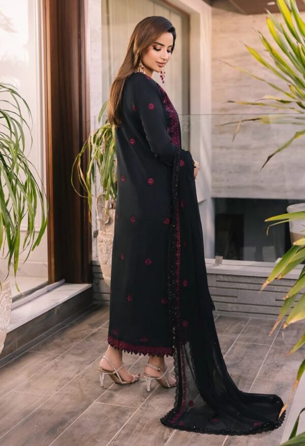 Asim Jofa 3PC Stitched Maahru,Noorie &Meerub Collection AJSM-48 - Image 4