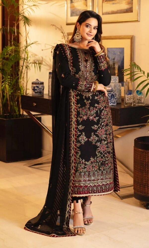 Asim Jofa 3PC Stitched Maahru,Noorie & Meerub Collection AJSM-30