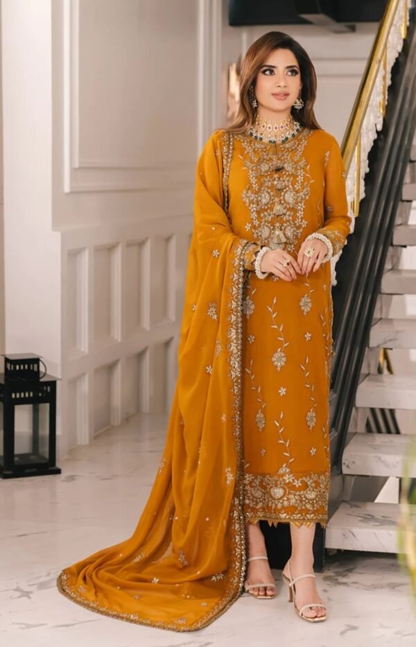 Asim Jofa 3PC Stitched Maahru,Noorie and Meerub Collection AJSM-27