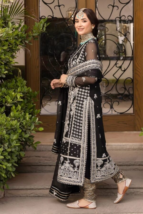 Asim Jofa 3PC Stitched Maahru,Noorie and Meerub Collection AJSM-34 - Image 2