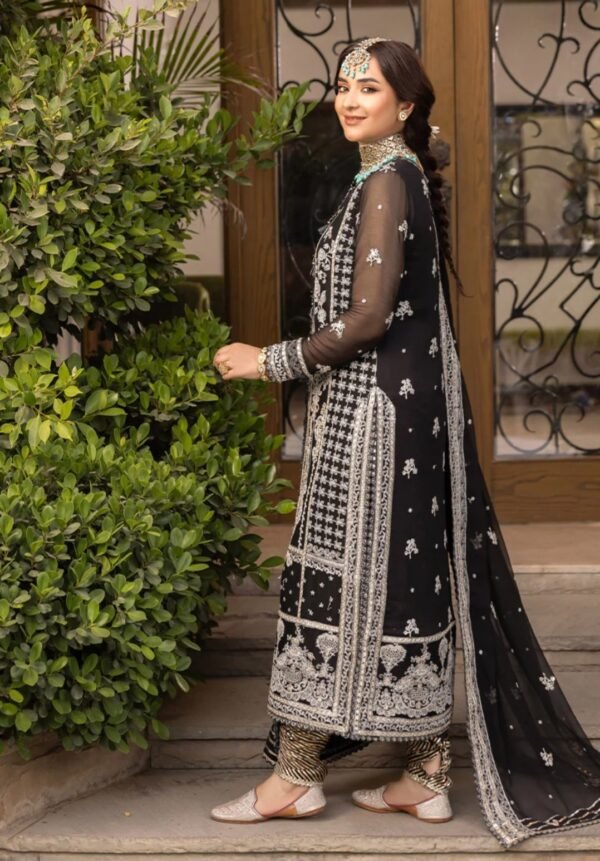 Asim Jofa 3PC Stitched Maahru,Noorie and Meerub Collection AJSM-34 - Image 3