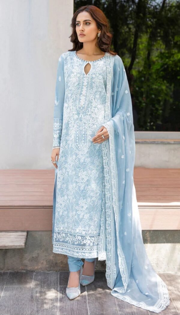 Aik 3PC Stitched LAWN '23 VOL. 2 - LOOK 02 A