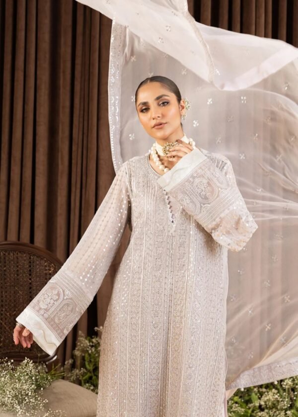 Aik 3PC Stitched Chiffon Dress LOOK 02 - Image 2