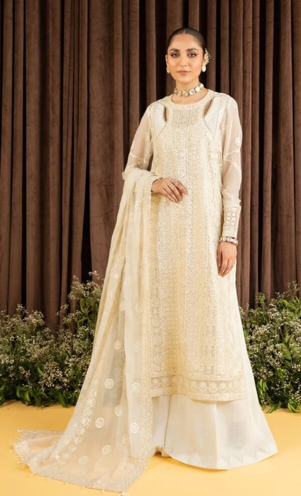 Aik 3PC Stitched Chiffon Dress LOOK 06