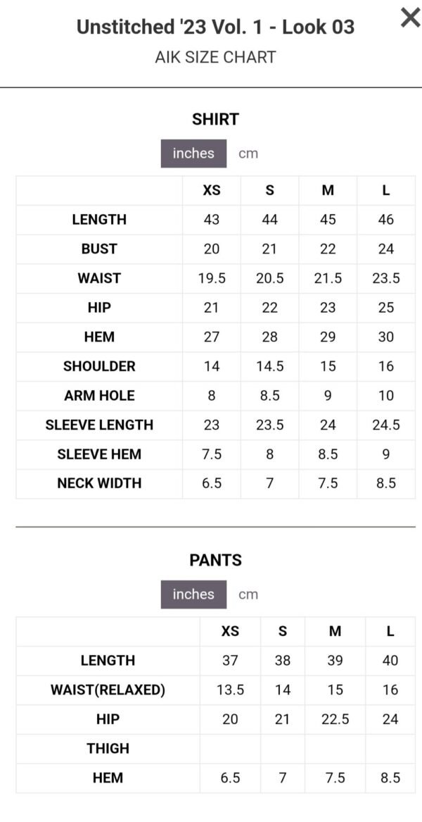 Aik 3PC Stitched Net Dress LOOK 03 - Image 5